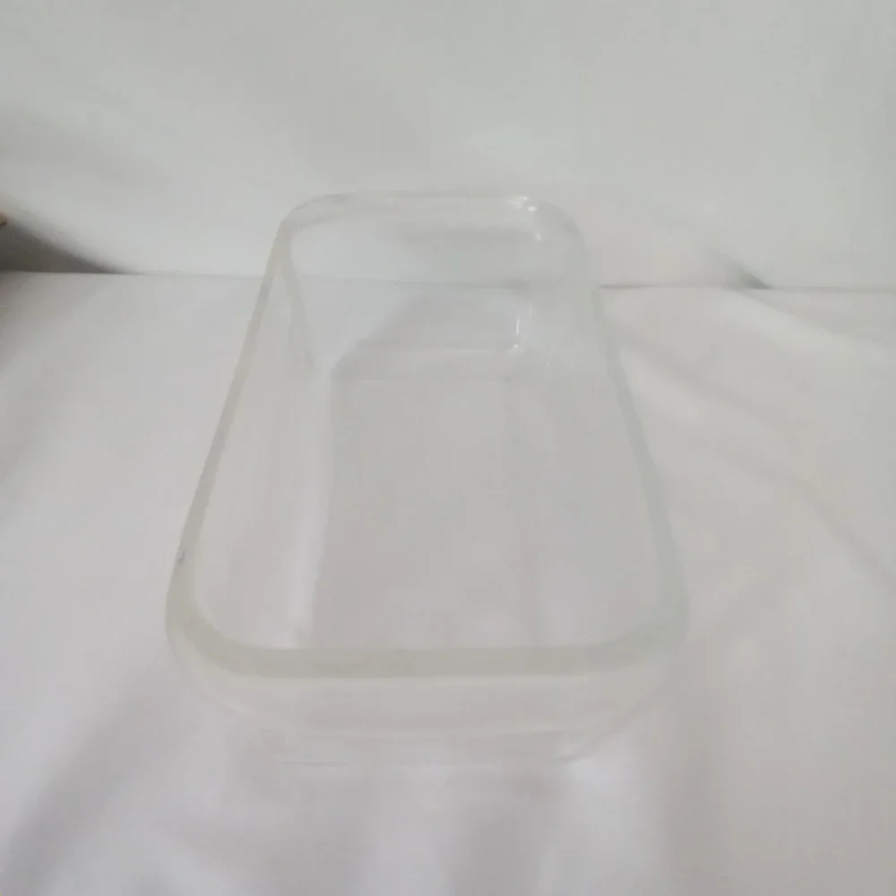 Pyrex 213 Clear Glass Loaf Pan 1.5 Quart Rectangular Bread Baking Dish USA Made